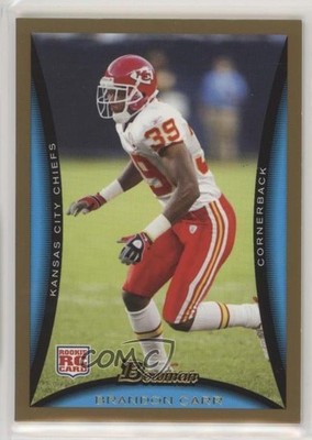 2008 Bowman Gold Brandon Carr #150 Rookie RC 0kr