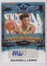 2023 Panini Court Kings Fresh Paint Ruby 26/99 Maxwell Lewis #FP-MLL Auto 02v3