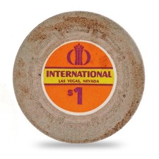 International Hotel Casino Las Vegas Nevada $1 Chip