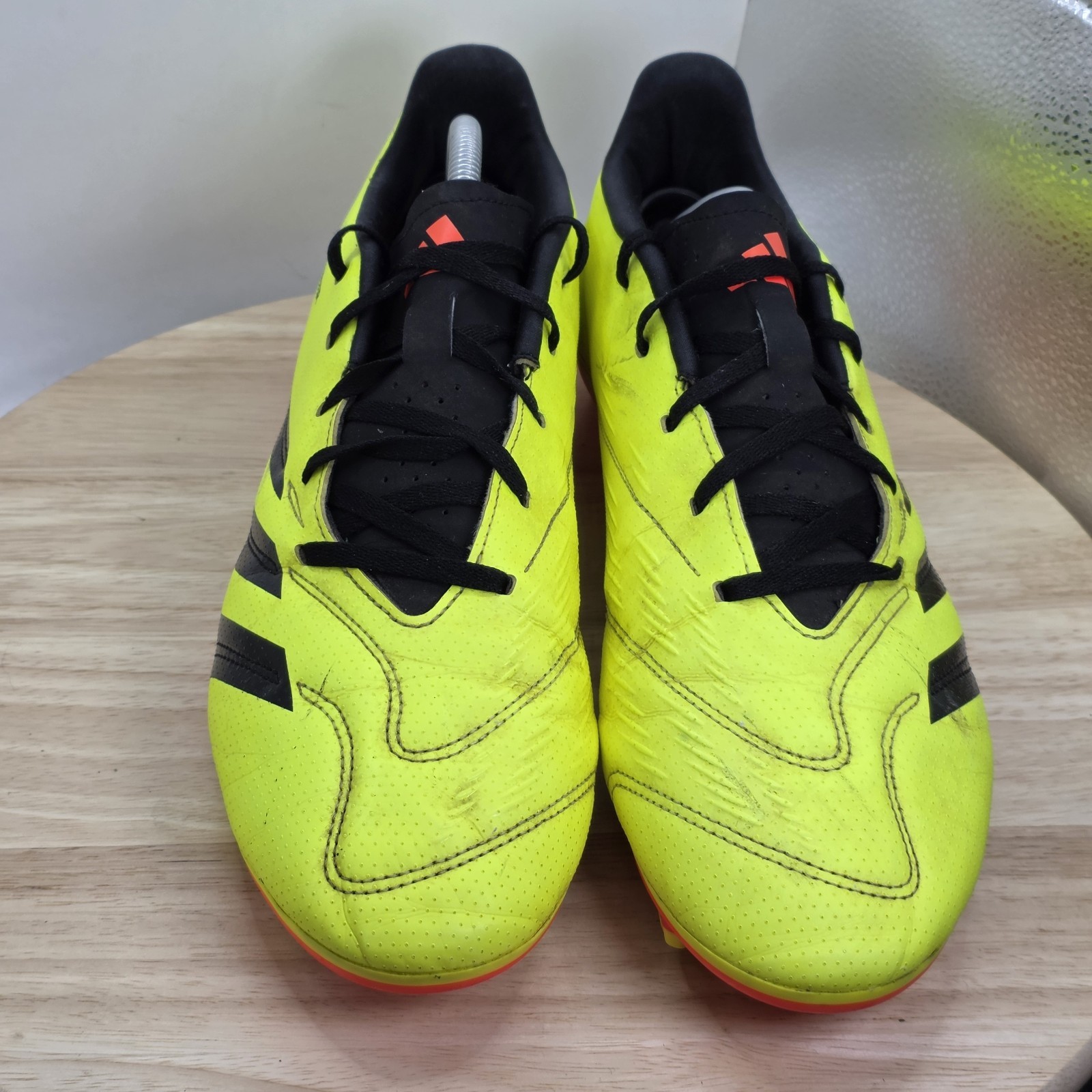 Men's Size 13 - Adidas Predator Club FxG Soccer Cleats IG7757 - Solar Yellow thumbnail 4