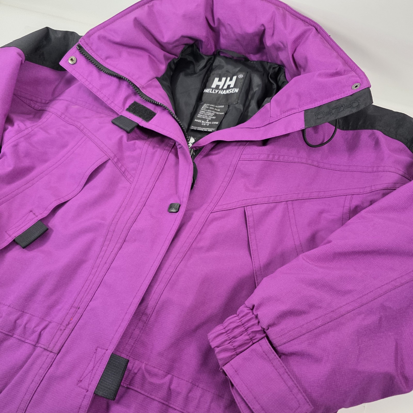 Helly Hansen Tech Jacket Womens Small Hide away H… - image 9