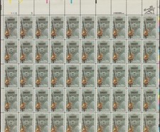 Scott 2096 20¢ Smokey Bear Pane of 50 (A) mint NH Plate Number 10 14 14 11 3 UL