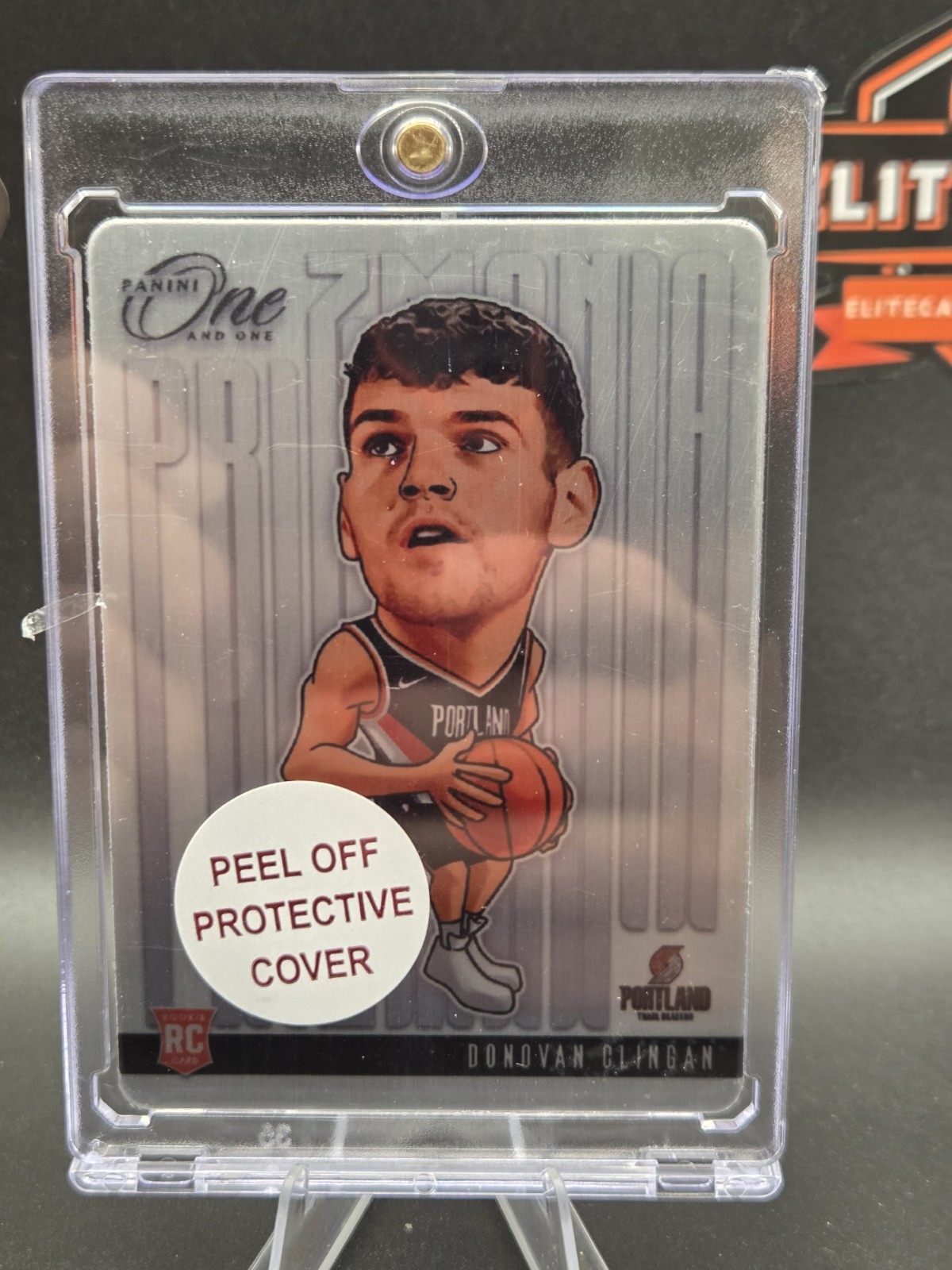 🏀 DONOVAN CLINGAN 2024-25 PANINI ONE AND ONE#14 PRIZMANIA ROOKIE RC BLAZERS SP