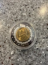 2005 Gold Plated Nickel Encased with "American Currency" Etching - CC323