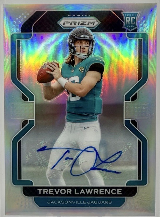 2021 Prizm - Trevor Lawrence Silver Prizm Rookie Auto - SP SSP #331 Autograph