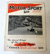 MOTOR SPORT Car Magazine Oct 1947 Vol 23 No 10 Brighton Speed Trials
