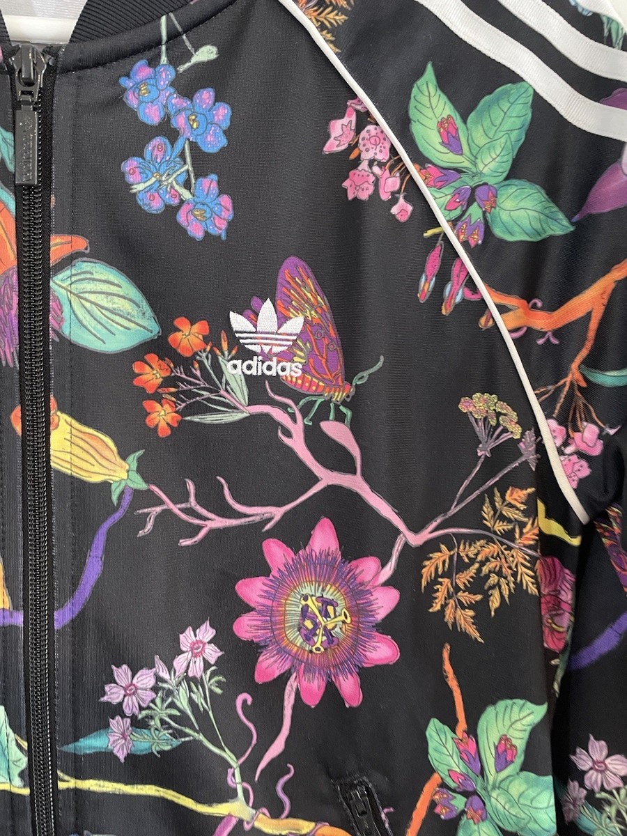 Adidas Originals Poisonous Garden track jacket womens small Floral