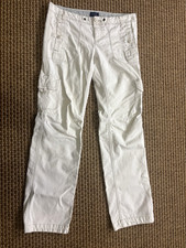 American Eagle Outfitters Vintage Women's Cargo Pants Sz 2 Off White Low Rise