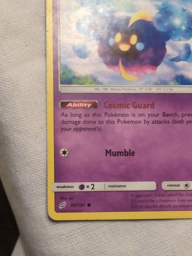 Cosmog 69/181 Sm-Team Up Regular - Picture 4 of 10
