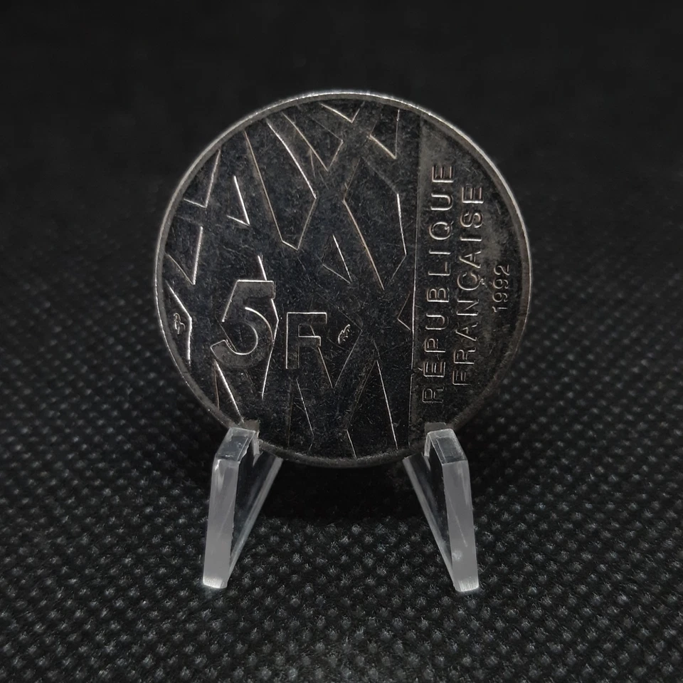 5 francs France 1992 - Pierre Mendès France, TTB+, sous pochette - Photo 2/2