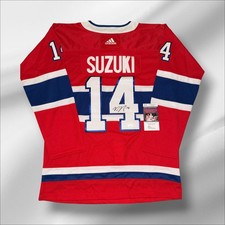 NICK SUZUKI MONTREAL CANADIENS SIGNED/ AUTOGRAPHED JERSEY JSA COA!!