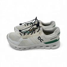 On Cloud Running Cloudrunner 2 Shoes White Green 3ME10142404 Men’s Size 11.5