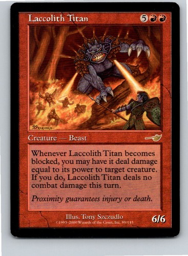 Laccolith Titan - Nemesis #89 - Rare