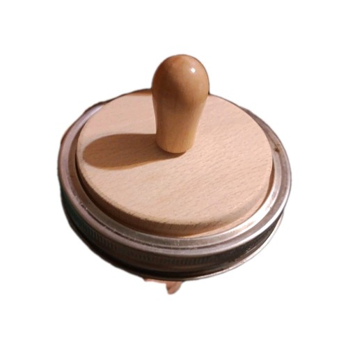 Wooden Mason Jar Honey Dipper with Lids Set - Honey Dipper Wooden Stick for Regu - Picture 2 of 3
