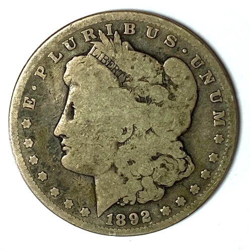 1892 S $1 Morgan Silver One Dollar US Coin San Francisco