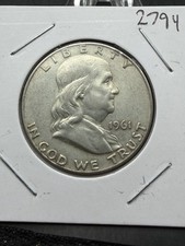 1961 D Franklin Half Dollar - As Shown! (#2794)