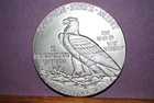 Incuse Indian, Five Ounce Silver Round, Golden State Mint — photo 2