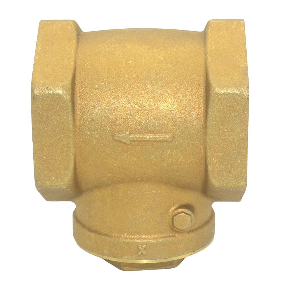 2" NPT Threaded Brass Swing check Valve non-return one way for water oil