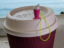 Costa Style Coffee Splash Stopper Coffee Cup Lid Sip Hole Plug Stopper