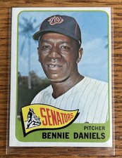 1965 Topps Bernie Daniels Washington Senators #129 EX-NM