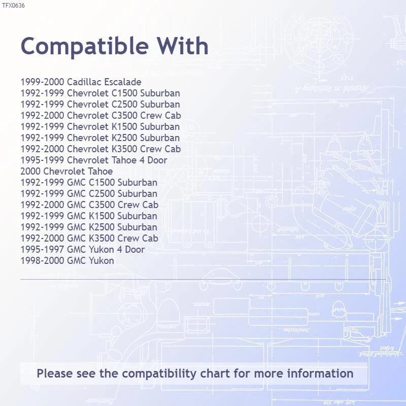 Deflector de ventana lateral de canal exterior 4 piezas para tripulación Escalade/Tahoe/Yukon 1992-00 Foto 3 de 3