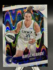 2025 Panini Prizm WNBA #45 Kayla McBride White Seismic Prizms