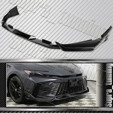 Painted BLK Front Bumper Lip Spoiler Splitter For 2025-2026 Toyota Camry SE XSE