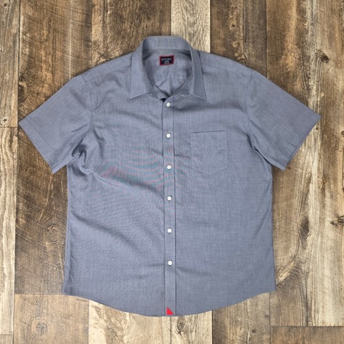 UNTUCKit Men's Petrus Wrinkle Free Short Sleeve Shirt Size XL