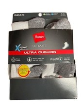 Hanes Men's 8-Pr. Ultra Cushion Ankle Quarter Length Socks 6-12