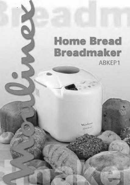 Moulinex Bread Machine Manual OW3000, OW3101, OW310E, OW5003