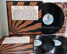 NO NUKES 3xLP w/ Booklet Bruce Springsteen, Bonnie Raitt - Tested EX  R7