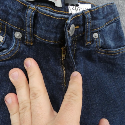 Levi's 502 Jeans Youth Boys 12 Reg Taper Stretch Med Wash Fade 26x26 - Picture 6 of 17