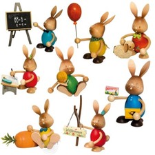 STUPSI HASE | KUHNERT Osterhase Sammelfigur Holzhase Echt Erzgebirge Holzkunst