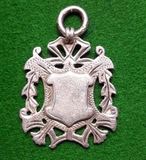 solid silver watch fob medal 10.8 g    no'37