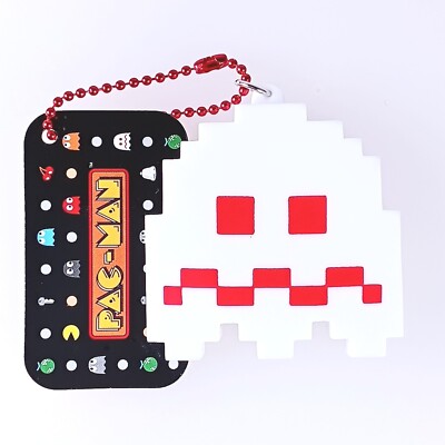 Clyde Pac-Man Punkte weiches Vinyl Maskottchen Schlüsselanhänger japanisch au...