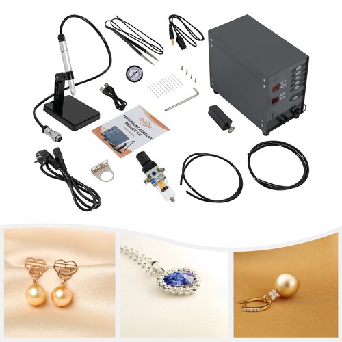 Soldadora Eléctrica Soldadora de Joyas Herramienta de Reparación de Joyas 100W - Imagen 2 de 24