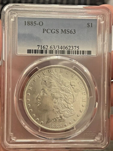 1885-O $1 Morgan Silver Dollar PCGS MS63