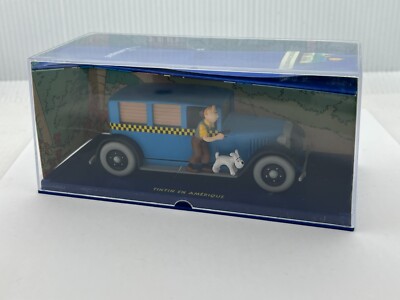Taxi Checker - 1/43 Rare Tintin Car Models with Certificate