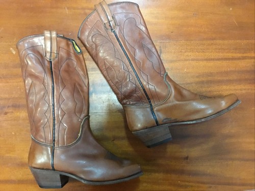 Baxter Men Cowboy Boots Brown Riding 