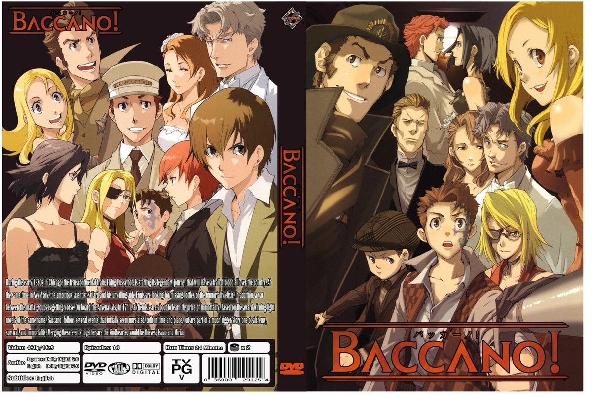 Baccano: Complete Series - Vc Baccano DVD Anime 3 Disc Set The