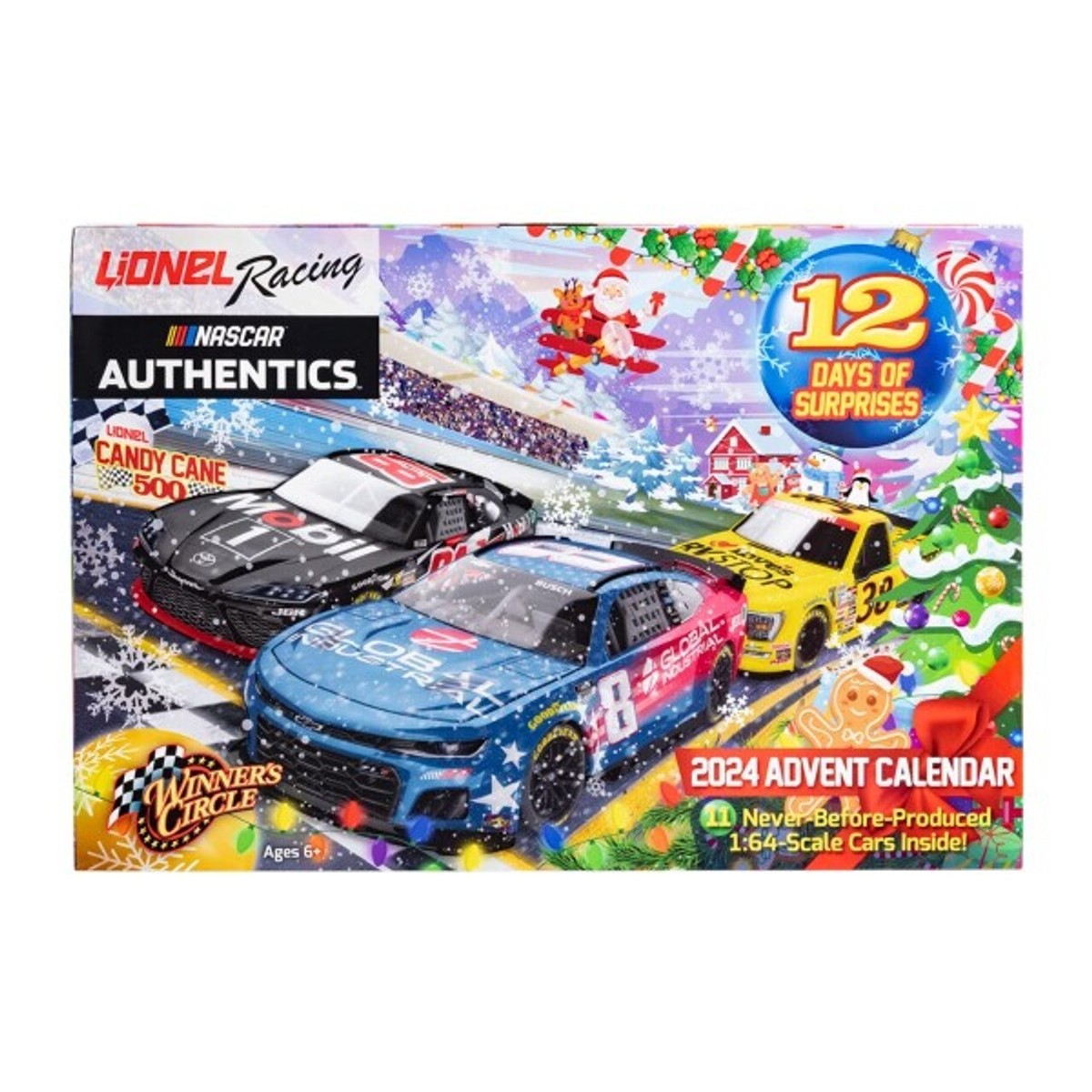 Lionel ナスカー オーセンティックス アドベント カレンダー 2024 Lionel Racing 2024 Advent Calendar 12 Days of Diecast 12 1