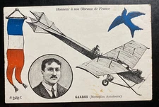Mint France Picture Postcard Early Aviation Rolland Garros Monoplane Antoinette