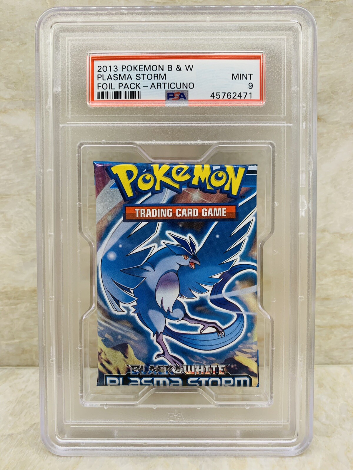2013 Pokemon Plasma Storm Booster Pack Black & White Articuno Artwork PSA 9  Mint | eBay