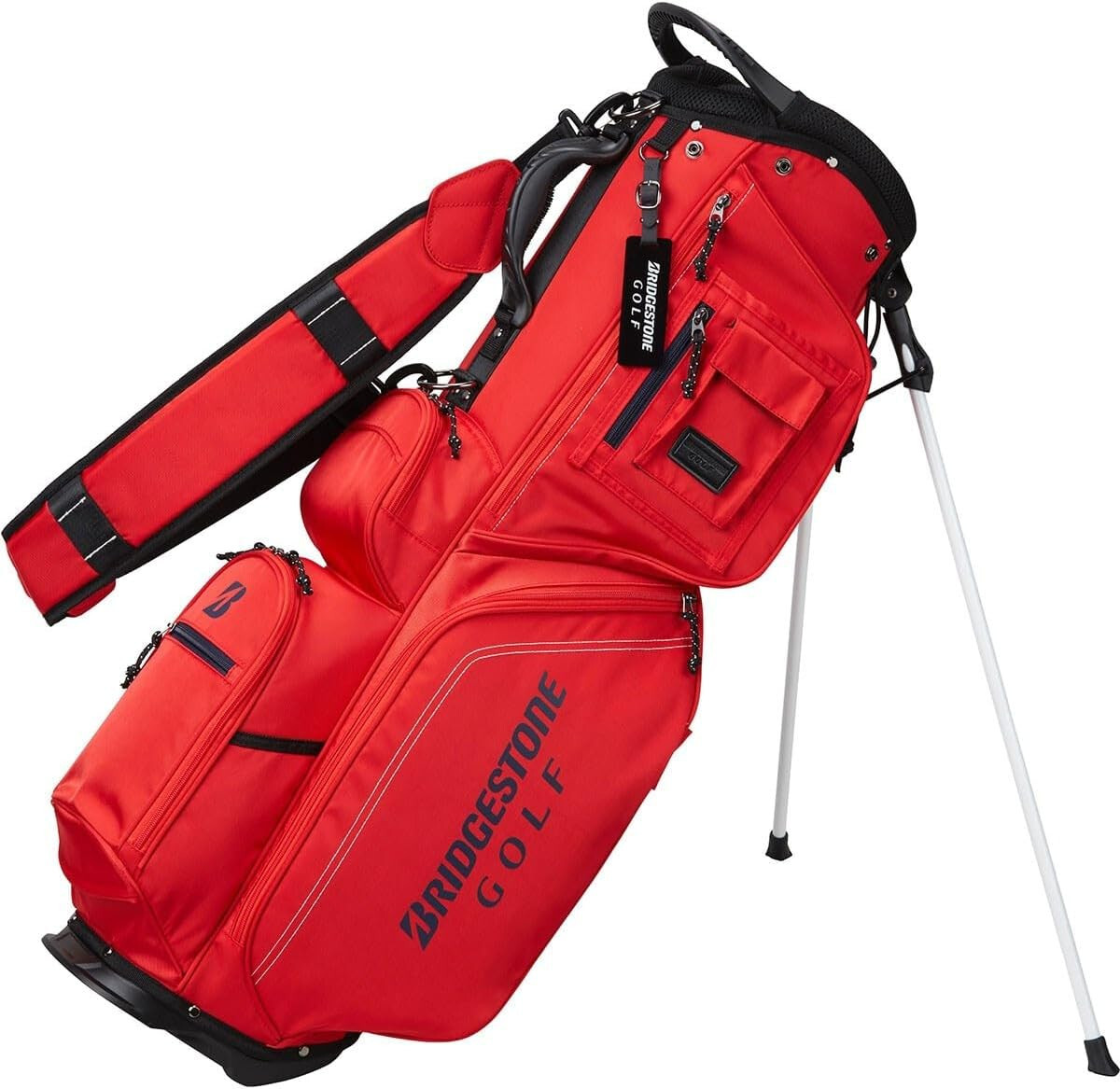 Сумка BRIDGESTONE Golf Mens Stand Caddy Bag 9 x 47 дюймов 27 кг красная CB2525 66890₽