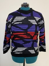 Vintage Burlington Womens Sweater Pullover See Measurements 80  s/90  s Funky Ugly