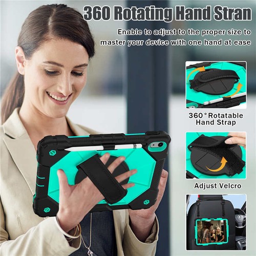 Funda para Apple iPad 11/10.ª generación 10,9" 2025 a prueba de golpes resistente con soporte cubierta - Imagen 8 de 79