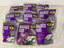 9x MD  Backer Rod for Small Gaps and Joints for Caulking Projects Brand New