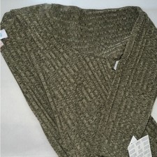 NWT LulaRoe Sarah Longline Ribbed Cardigan Size XS Green