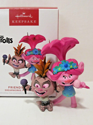 Hallmark Ornament 2022  Friendship Rocks DreamWorks Animation Trolls NEW B29