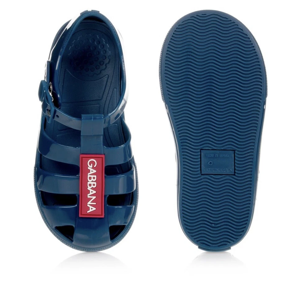 Dolce and Gabbana синий логотип желе туфли размер 25 - Изображение 3 из 4